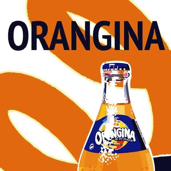 Oringina:) bold and striking flat colour artwork by Nick Oliver